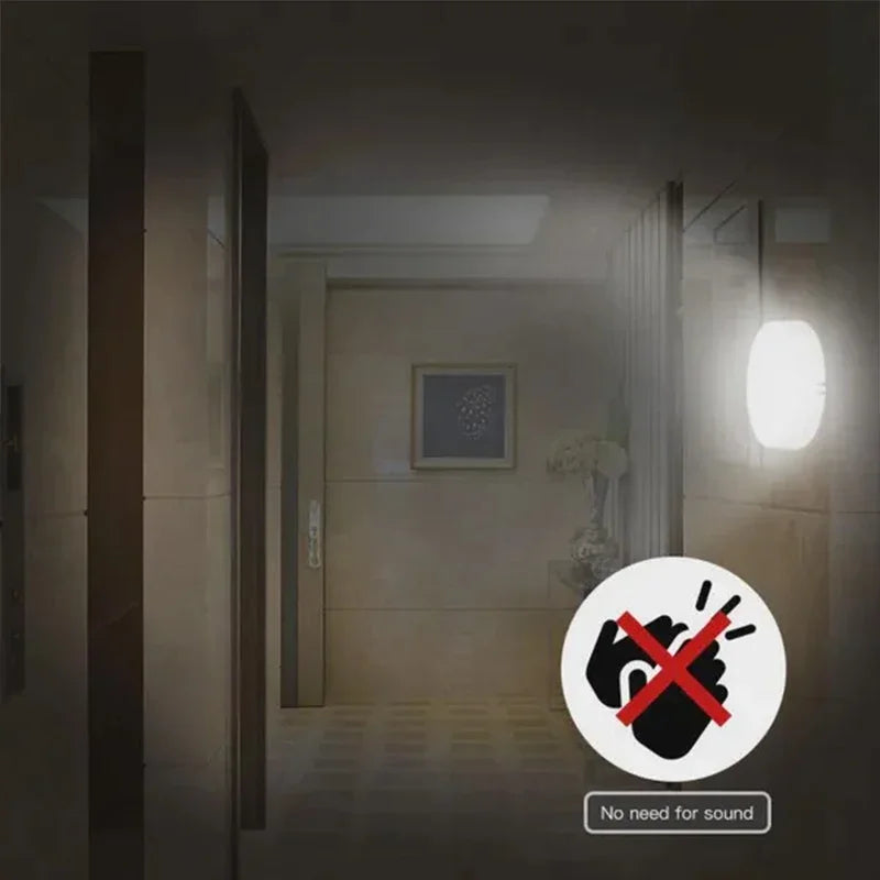 Motion Sensor LED Night Light USB Rechargeable Night Lamp For Kitchen Cabinet Wardrobe Lamp Staircase Wireless LED Closet Light