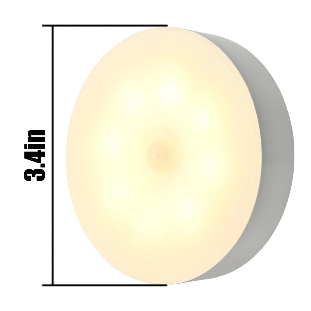 Motion Sensor Night Light,Wireless LED Cabinet Light w/PIR Motion Detection,Bedroom Stairs Hallway Closet,Smart Wall Lamp Room