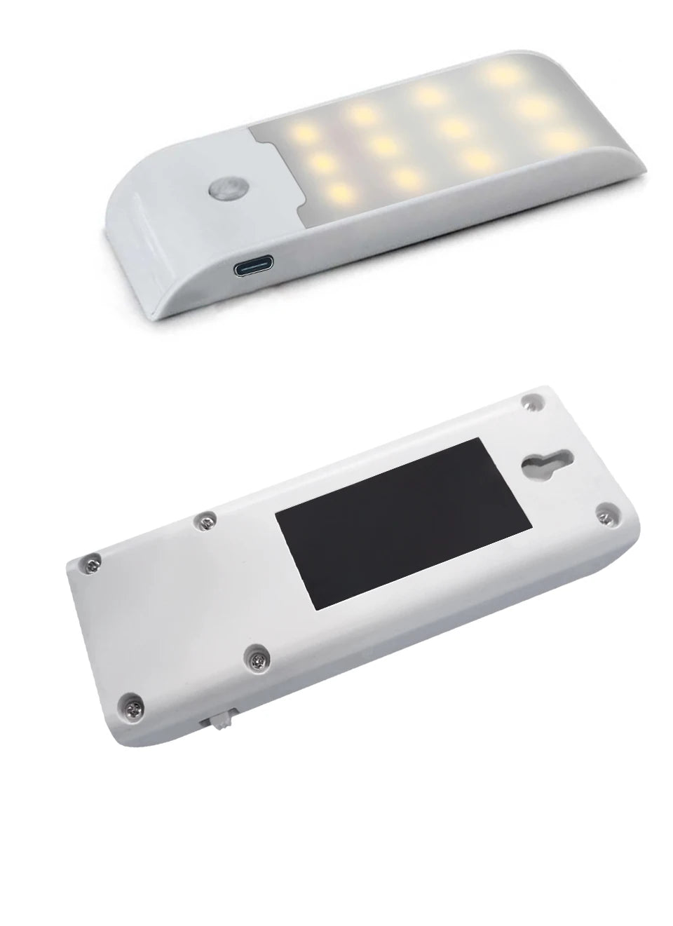 Motion Sensor LED Night Light Wireless Rechargeable Powered LED Cabinet Lamp For Bedroom Kitchen Wardrobe Staircase Lighting