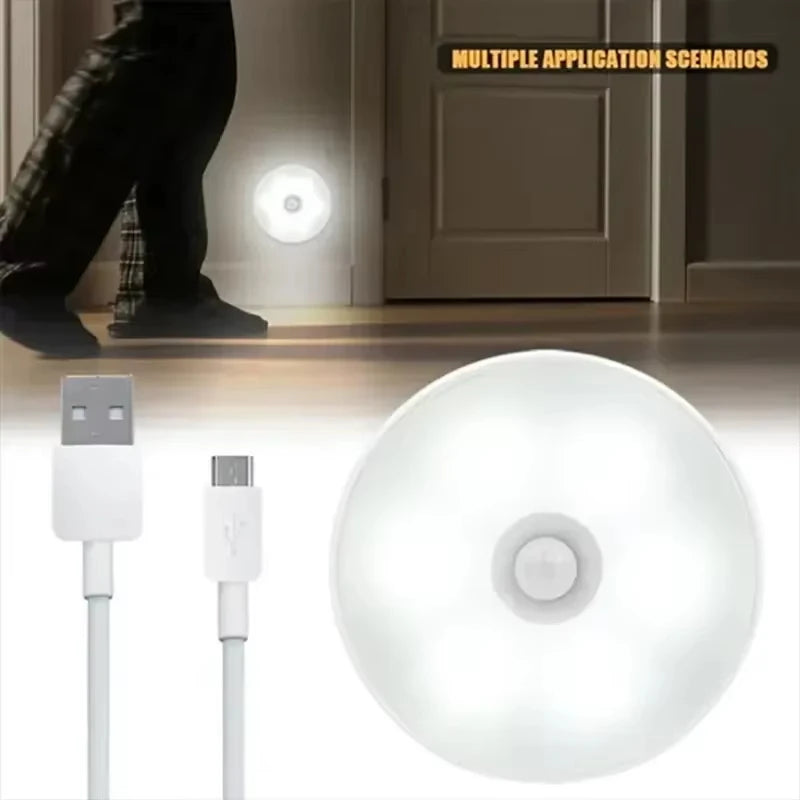 Motion Sensor Night Light,Wireless LED Cabinet Light w/PIR Motion Detection,Bedroom Stairs Hallway Closet,Smart Wall Lamp Room
