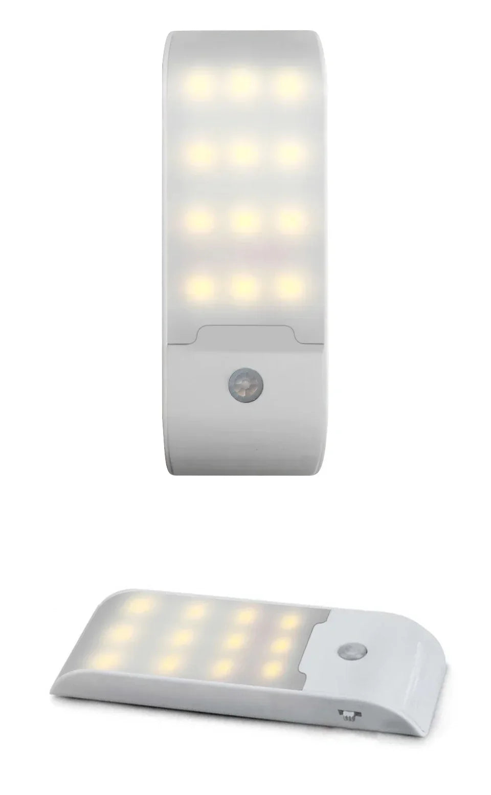 Motion Sensor LED Night Light USB Rechargeable Wall Light For Cabinet Closet Aisle Staircase Bedside Bedroom Night Lights