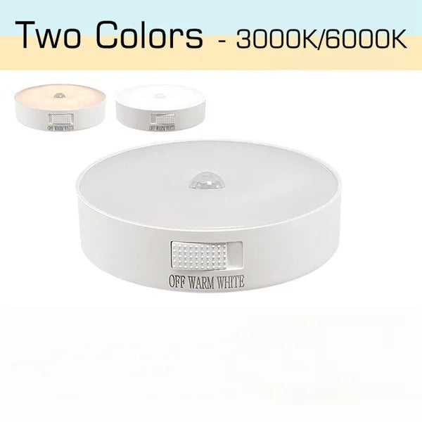 Motion Sensor Night  Light USB Rechargeable Light LED Lamp for Kitchen Bedroom Stairs Hallway Cabinet Closet Wardrobe Nightlight