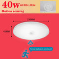 Motion Sensor Ceiling Light Modern Smart Sensor LED Lamp Human Infrared Sensing Lamp Indoor for Garage Corridor Lighting Fixture