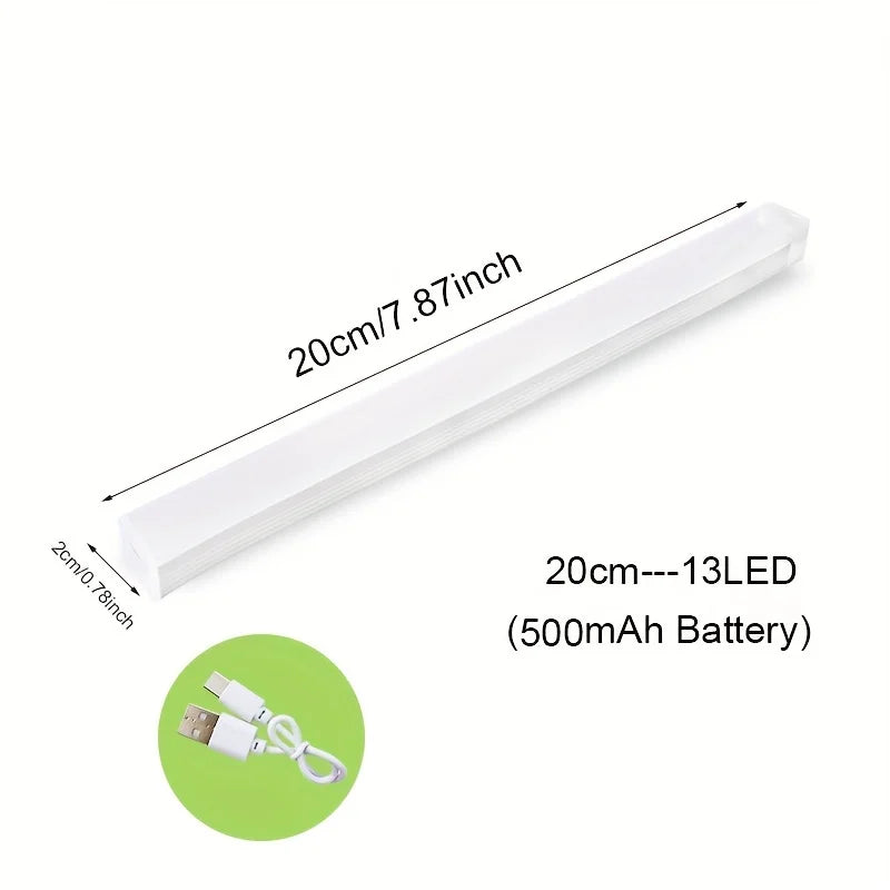 Motion Sensor Light Wireless LED Night Light USB Rechargeable Night Lamp For Kitchen Cabinet Wardrobe Lamp Staircase Backlight