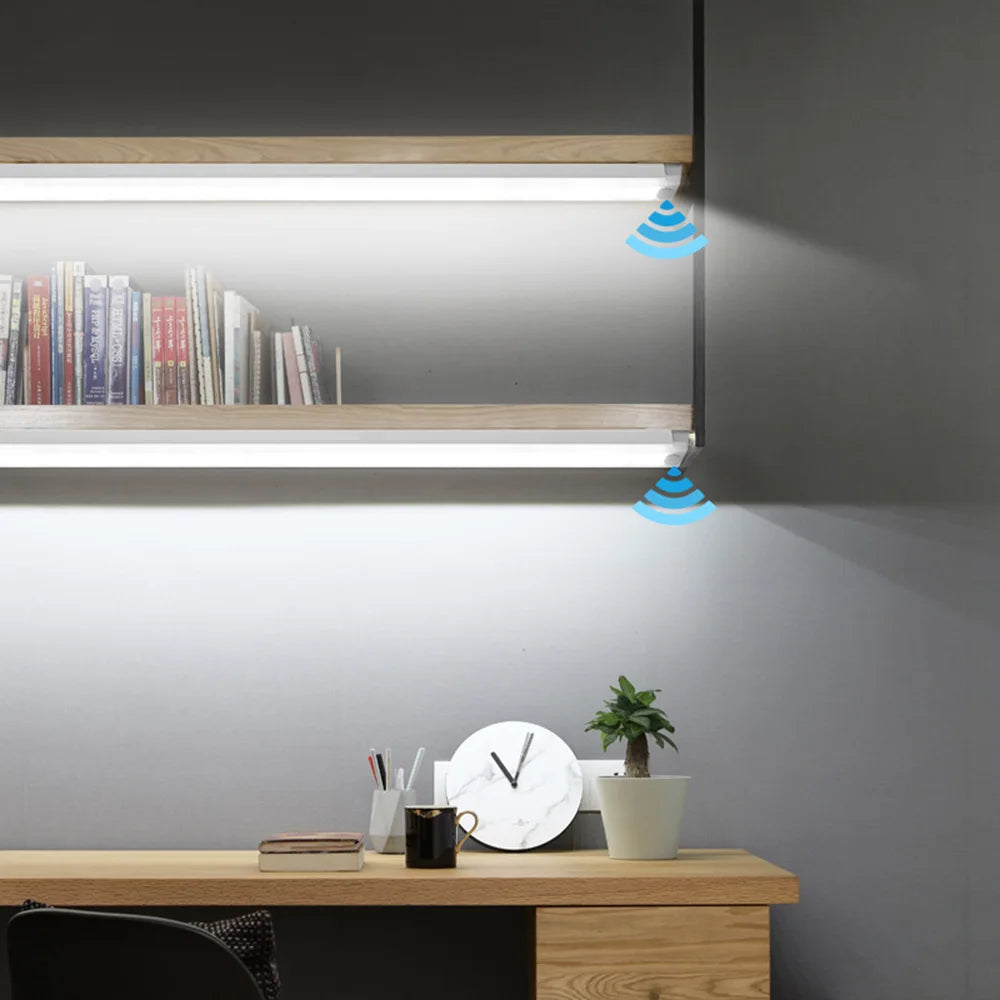 Motion Sensor Light Wireless LED Night Light USB Rechargeable Night Lamp Cabinet Wardrobe Lamp Staircase Backlight For Kitchen 1