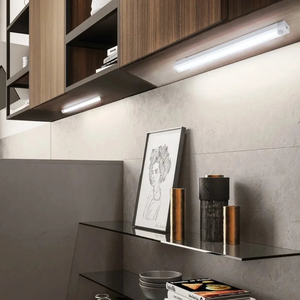 Motion Sensor Light  Wireless LED Night Light USB Rechargeable Magnetic suction lamp Closet Lamp  Induction night light Aisle  ﻿