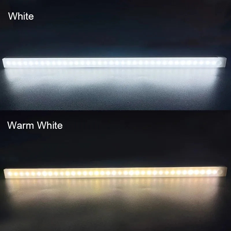 Motion Sensor Lamp Night Light Wireless LED USB Type C Rechargeable Lamp for Kitchen Cabinet Bedroom Wardrobe Staircase Lighting