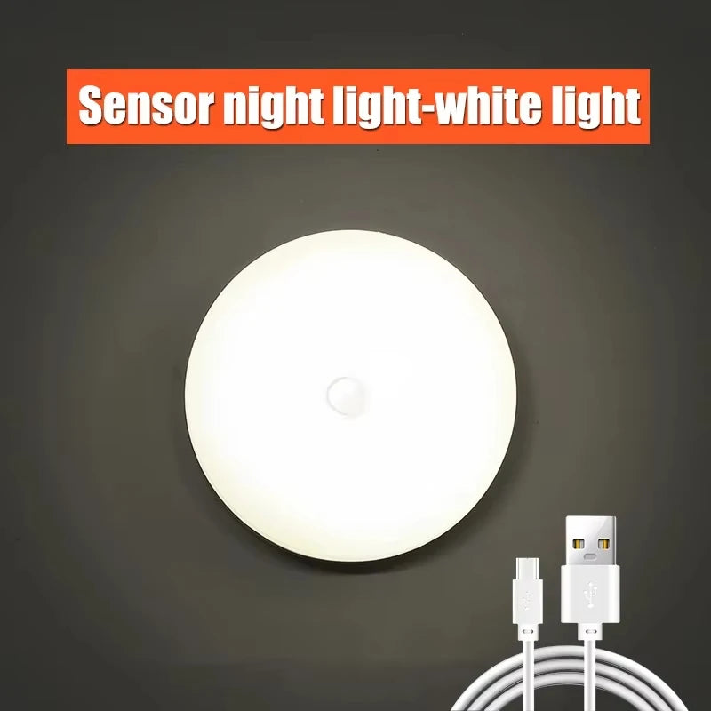 Motion Sensor Night Light,Wireless LED Cabinet Light w/PIR Motion Detection,Bedroom Stairs Hallway Closet,Smart Wall Lamp Room