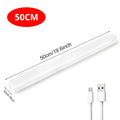 Motion Sensor Night Lights Wireless LED USB Rechargeable Magnetic For Wardrobe Room Closet Kitchen Aisle Detector Cabinet Lamp