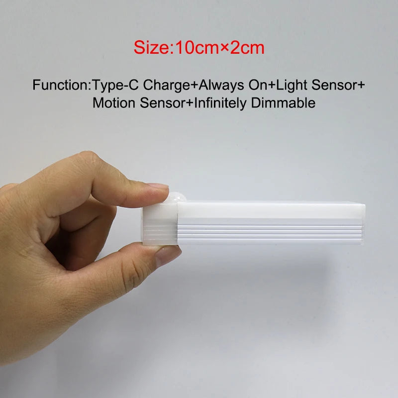 Motion Sensor LED Night Lights Wireless – Energy-Saving Backlight for Cabinet, Staircase & Home Kitchen