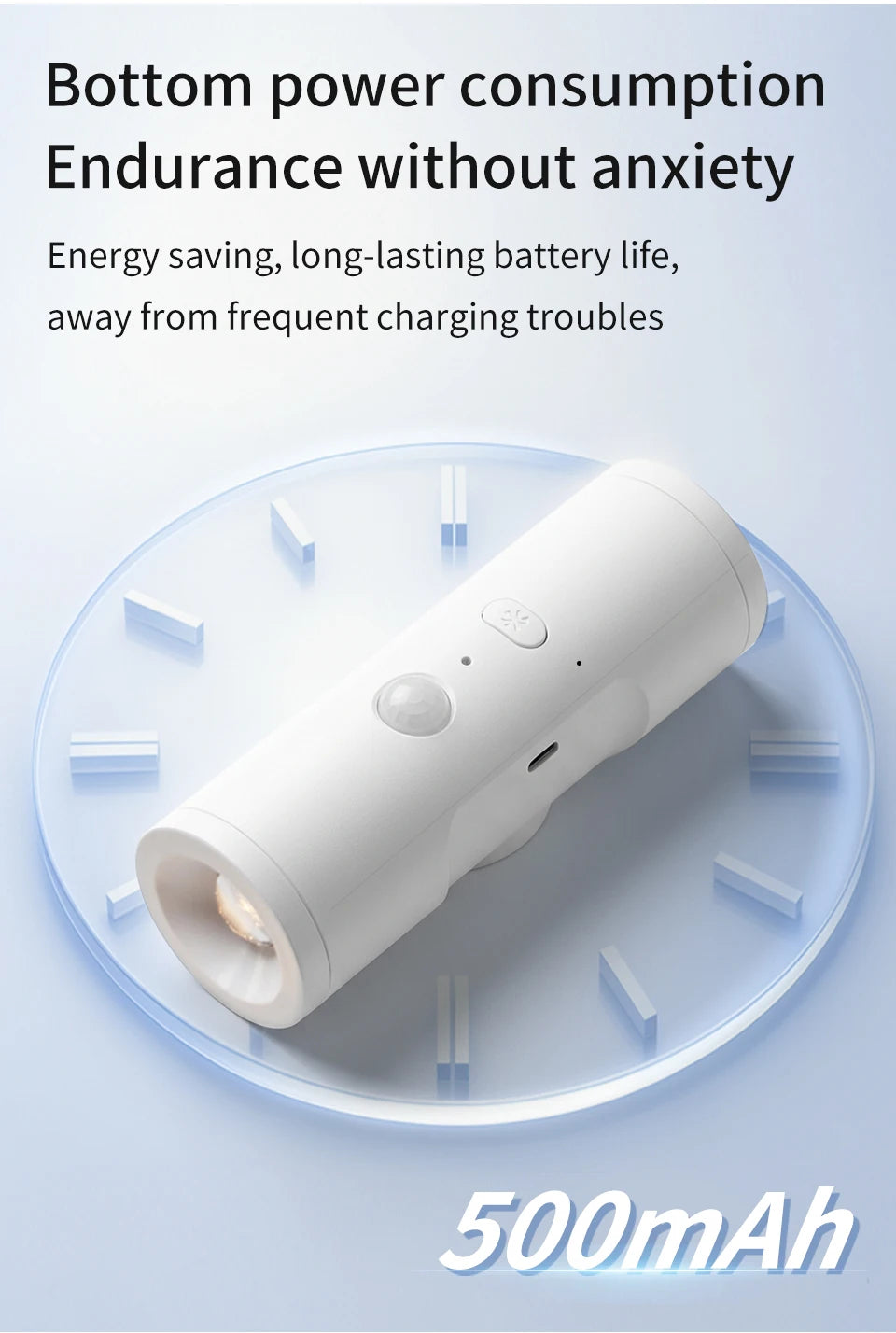 Motion Sensor Night Light Magnetic Up and Down Glowing Wall Lamp Rechargeable Night Lamp Closet Stairs Corridor Bedroom Decor