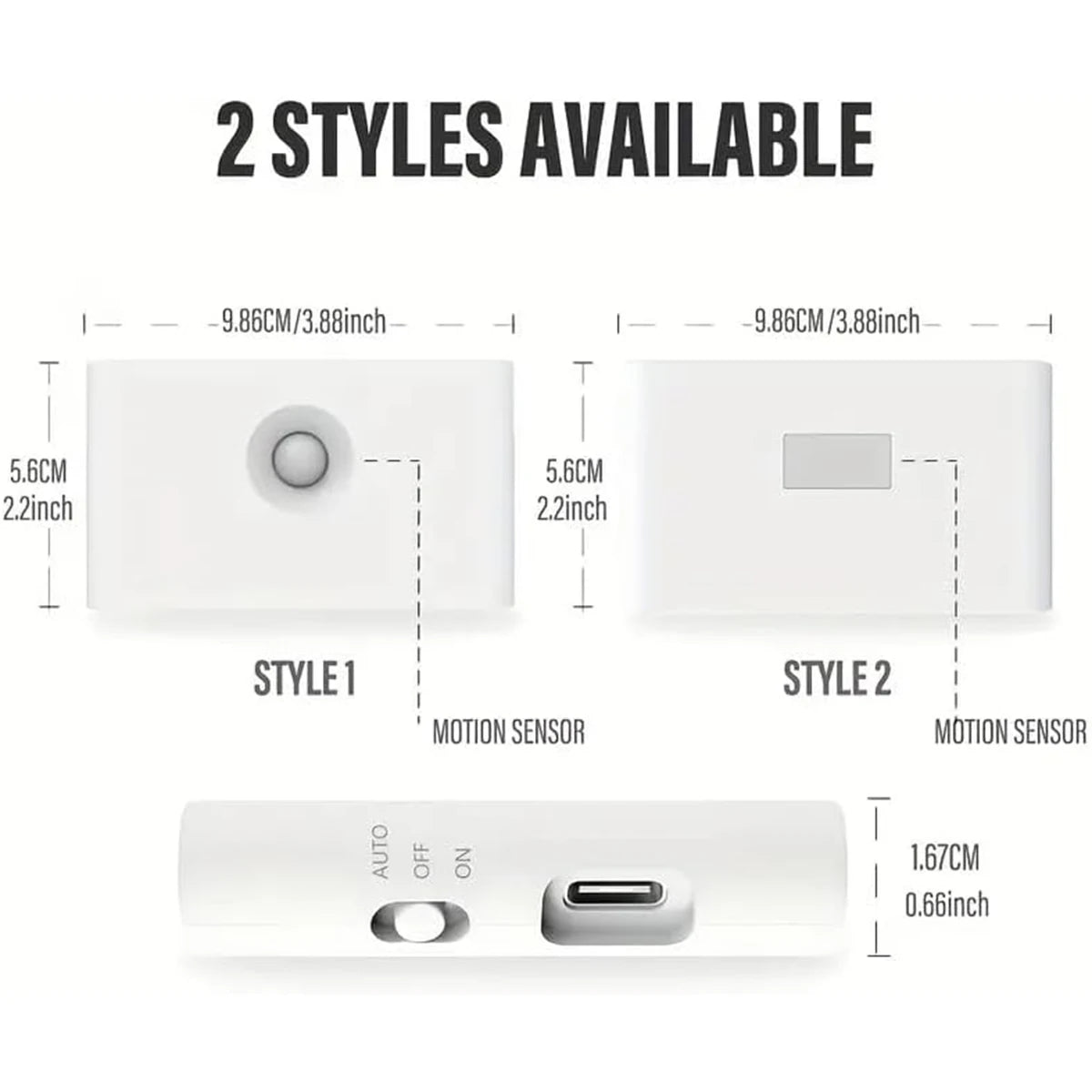Motion Sensor Led Night Light Wireless Magnetic 2700k 0.2w Type-c Charging Abs 300amh Wall Smart Bedroom Lights Corridor Bedside